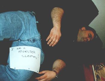 I am a monster sleeping!